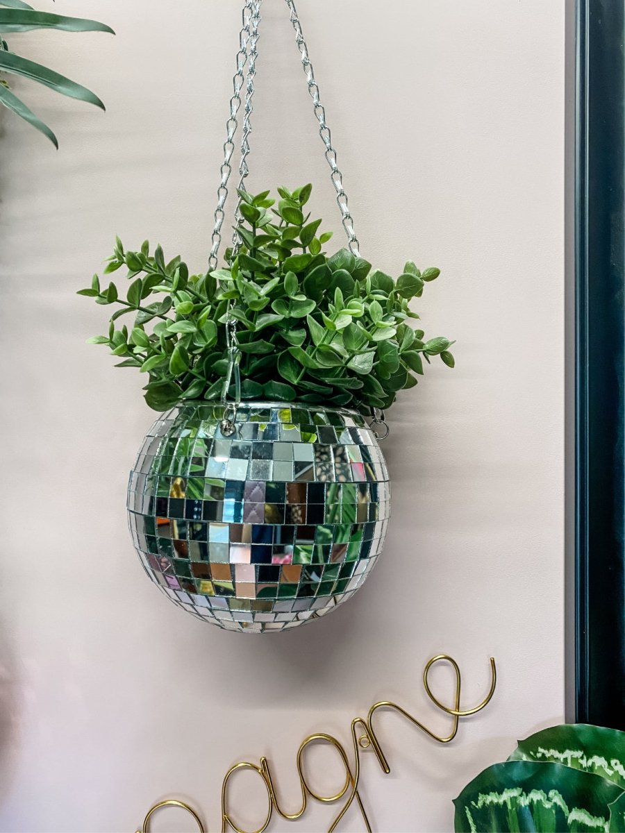 Disco Ball Hanging Planter | Small - Punk & Poodle