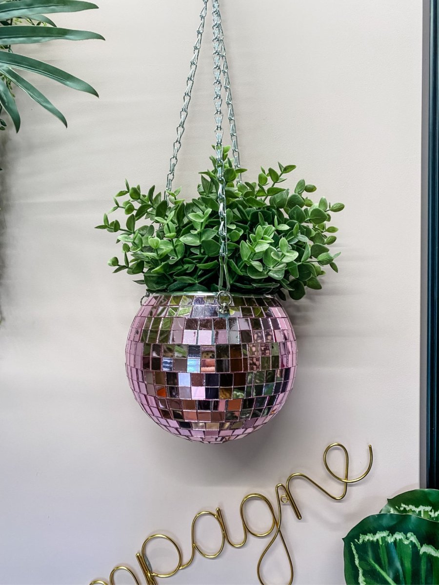 Disco Ball Hanging Planter | Small - Punk & Poodle