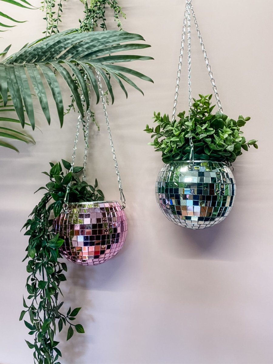 Disco Ball Hanging Planter | Small - Punk & Poodle