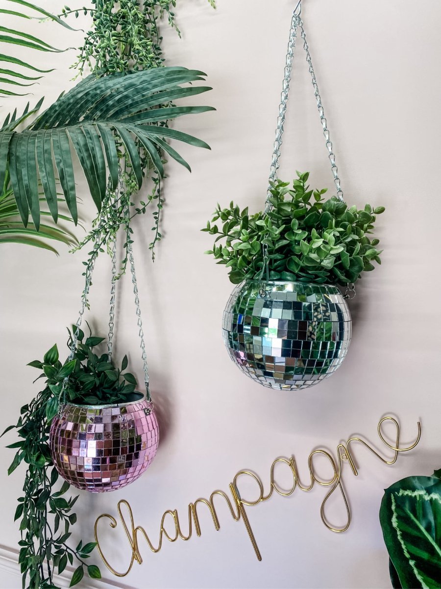 Disco Ball Hanging Planter | Small - Punk & Poodle