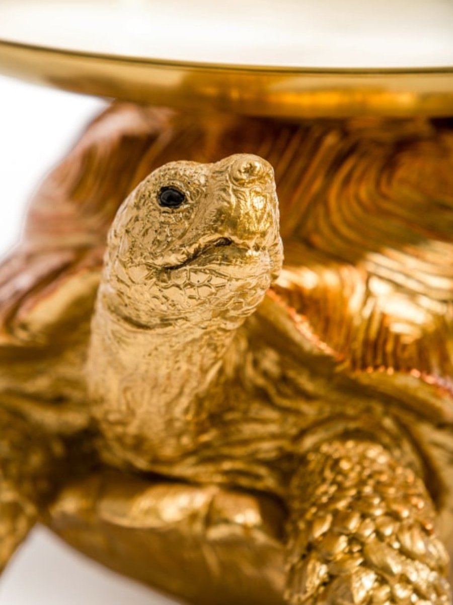 Gold & Bronze Toby Tortoise Storage Tray - Punk & Poodle