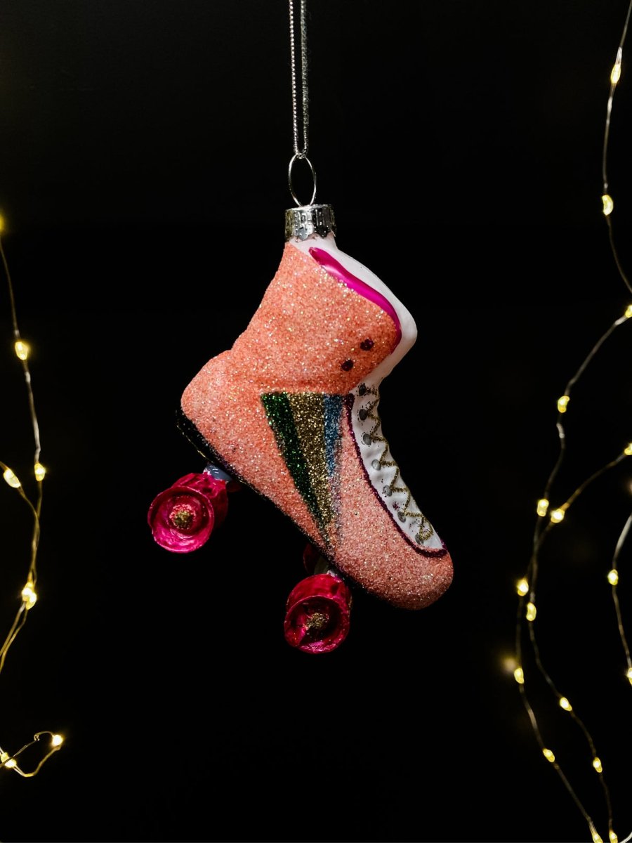 Retro Rollerskate Christmas Tree Decoration - Punk & Poodle