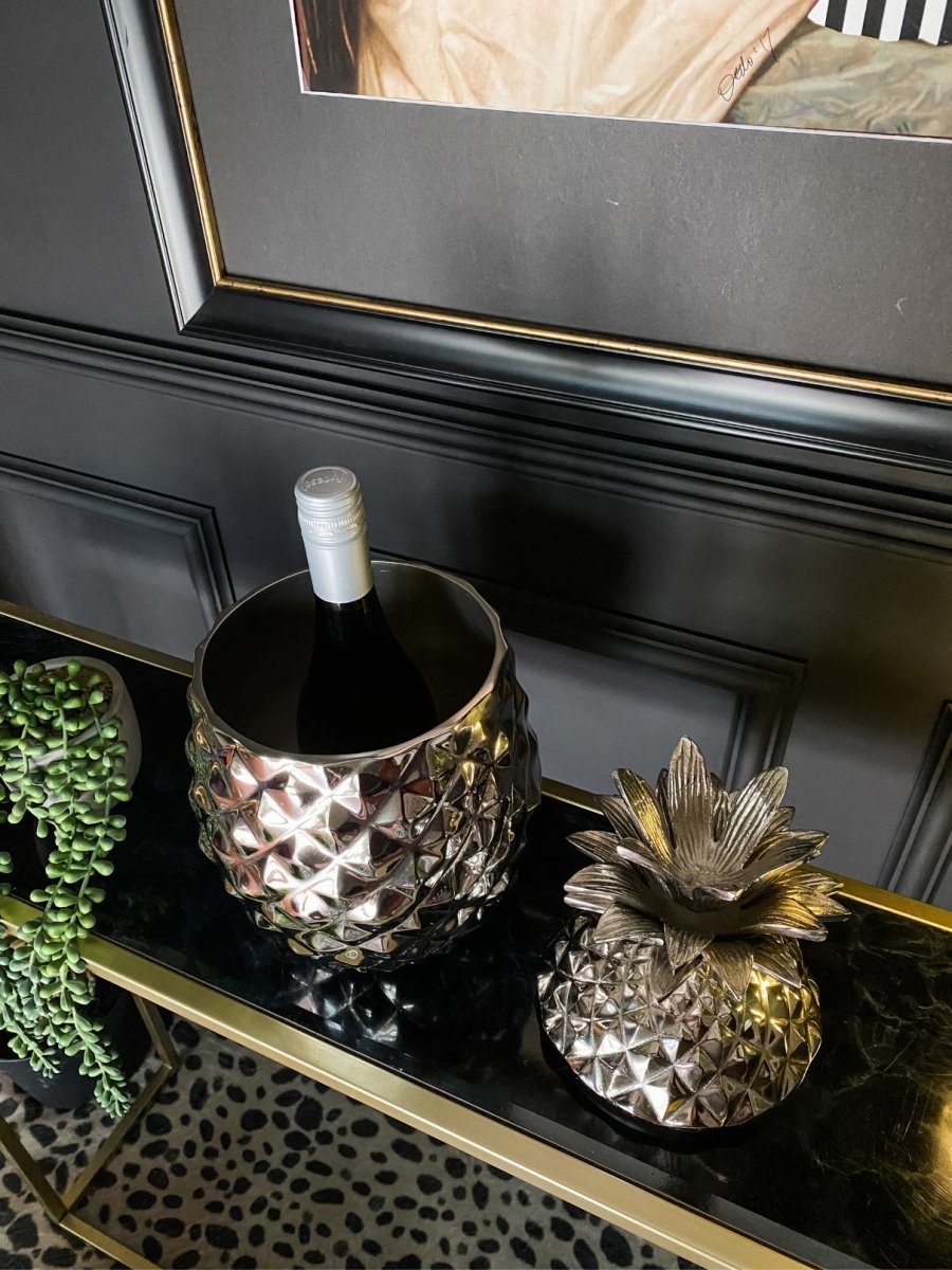 Silver Pineapple Ice Bucket - Punk & Poodle