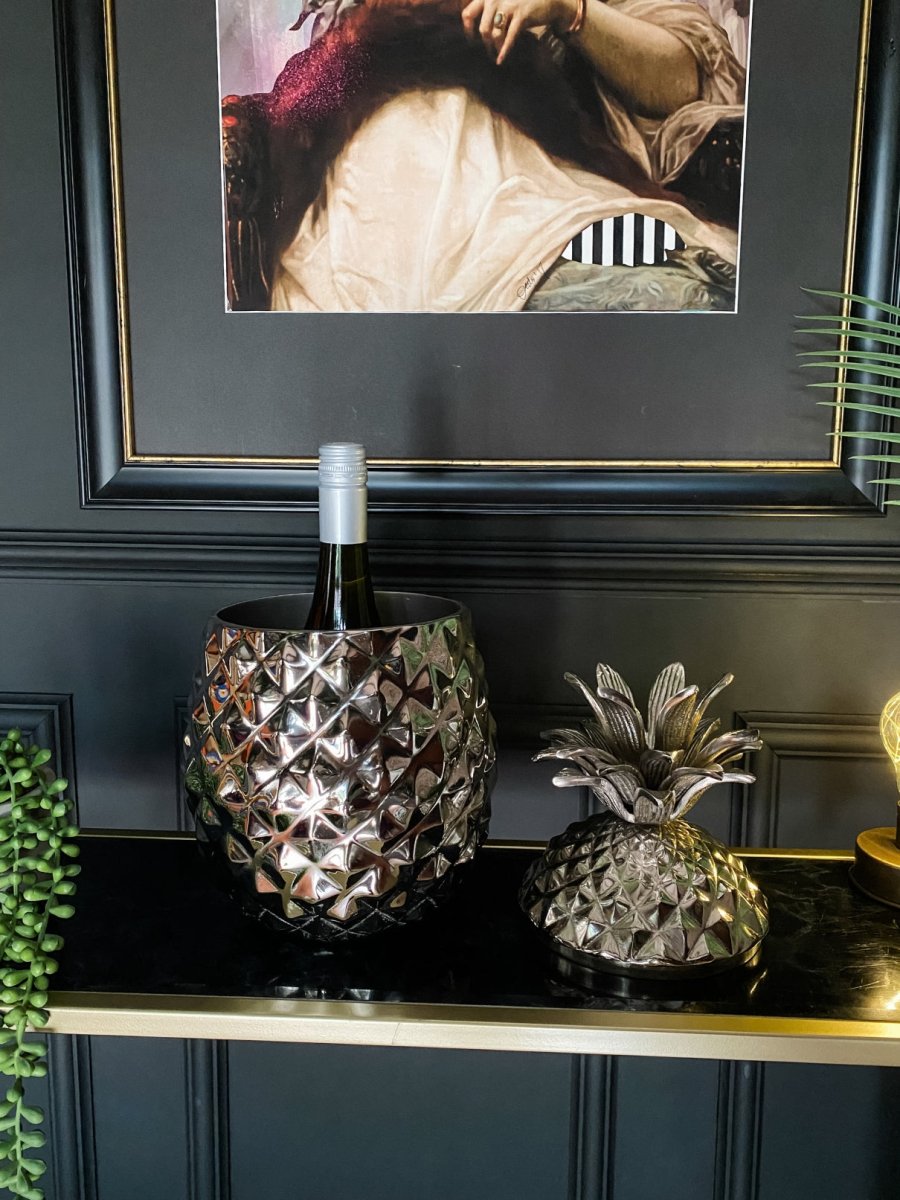 Silver Pineapple Ice Bucket - Punk & Poodle