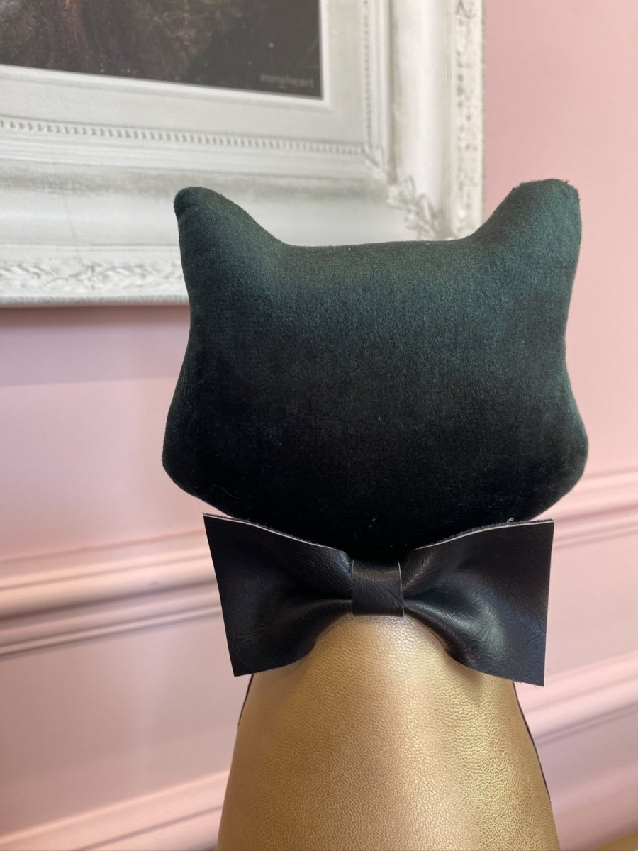 Velvet Cat Door Stopper - Punk & Poodle