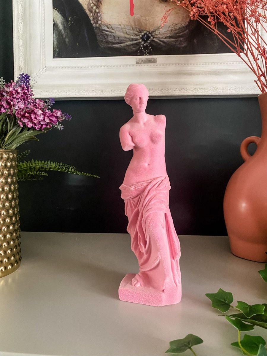 Flock Venus De Milo Figure | Pink - Punk & Poodle