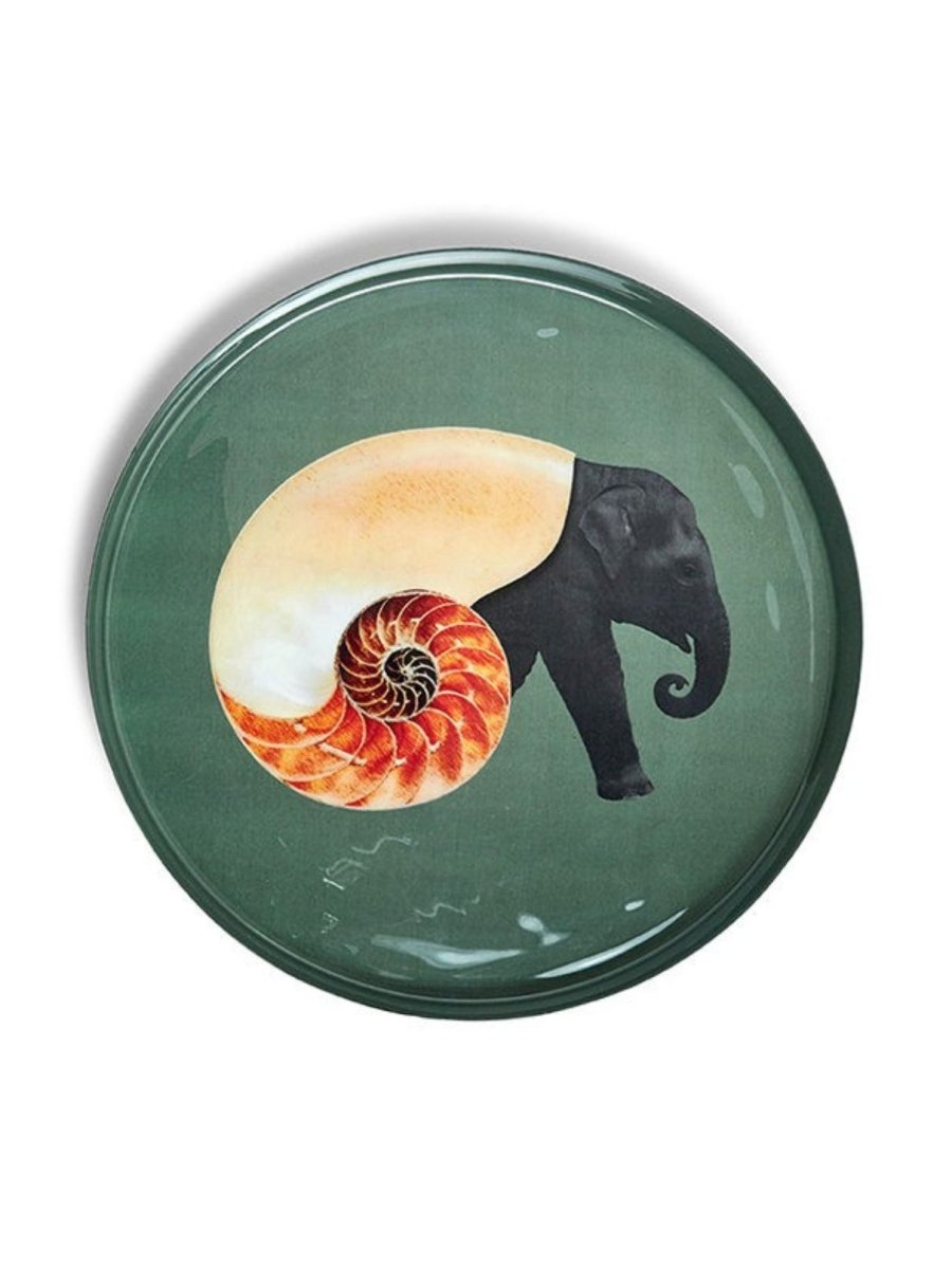 Gangzai Shellephant Round Tray - Punk & Poodle