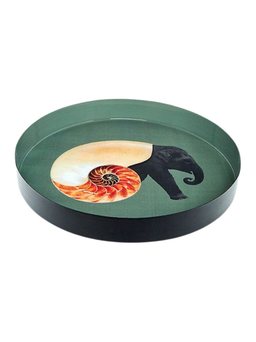 Gangzai Shellephant Round Tray - Punk & Poodle