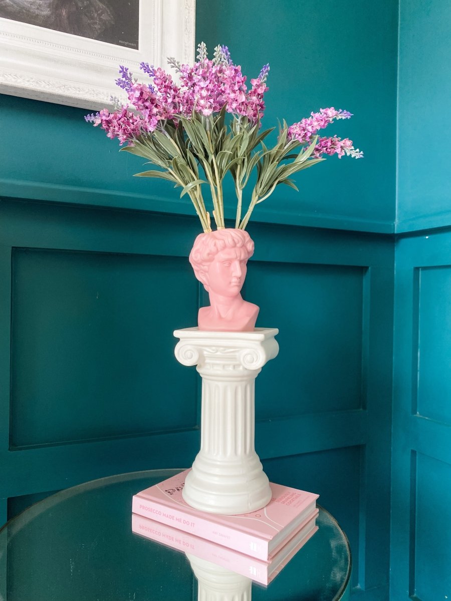 Greek Head Mini Vase | Pink - Punk & Poodle