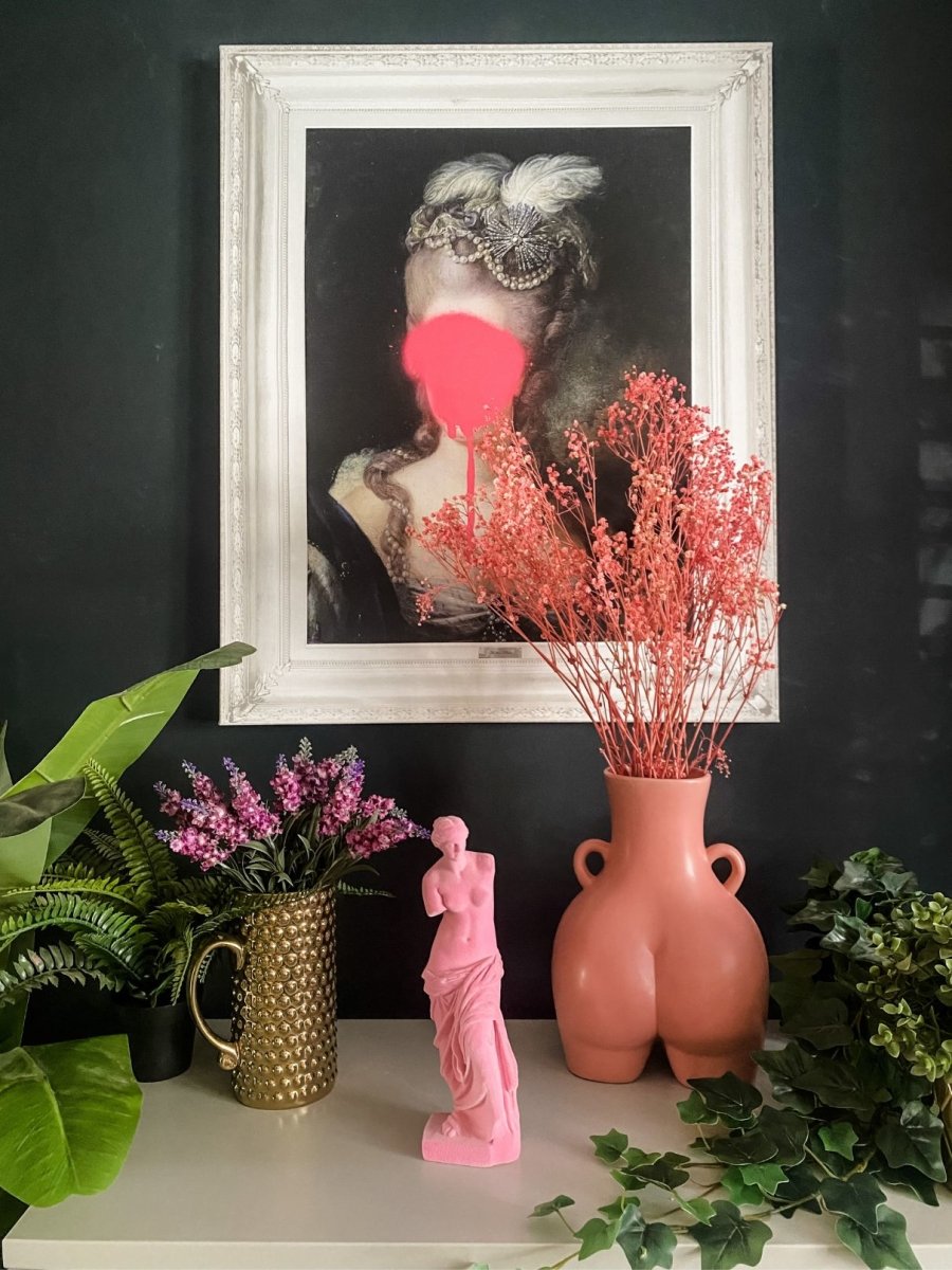 Large Love Handles Booty Vase | Pink - Punk & Poodle