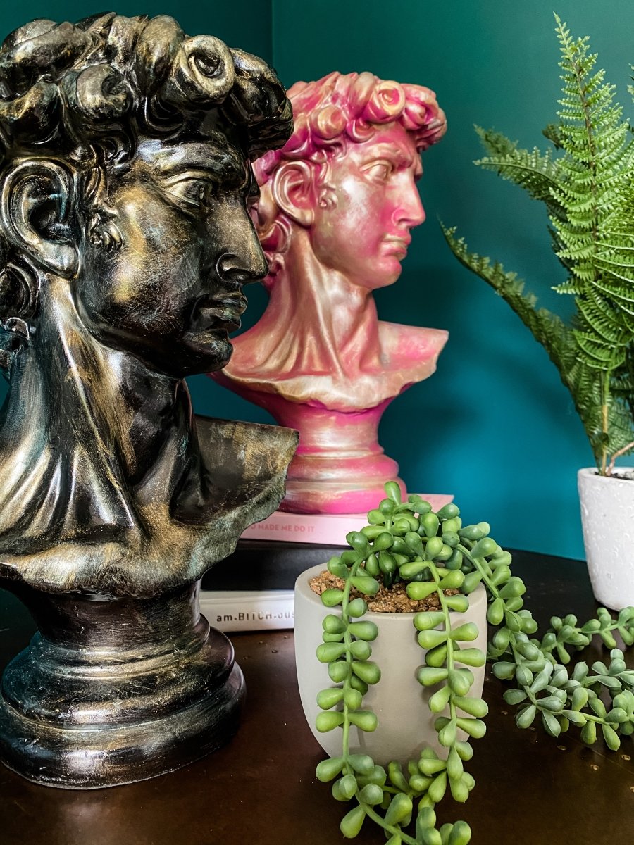 LUXE EDITION | David Bust Statue | Onyx Black - Punk & Poodle